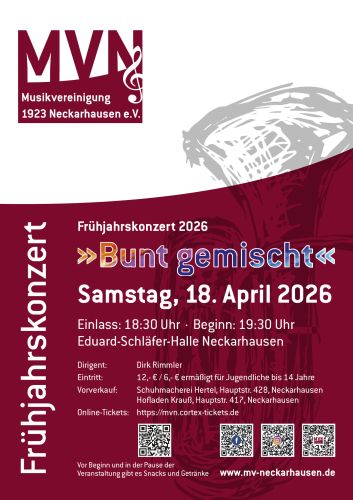 Tickets für Frühjahrskonzert 2026 am 18.04.2026 - Karten kaufen